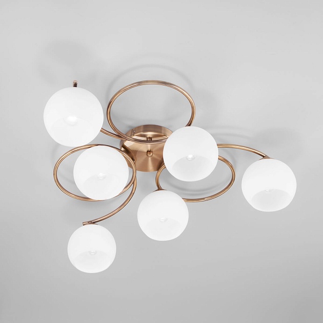 Потолочная люстра Eurosvet 30144/6 античная бронза Фото № 4