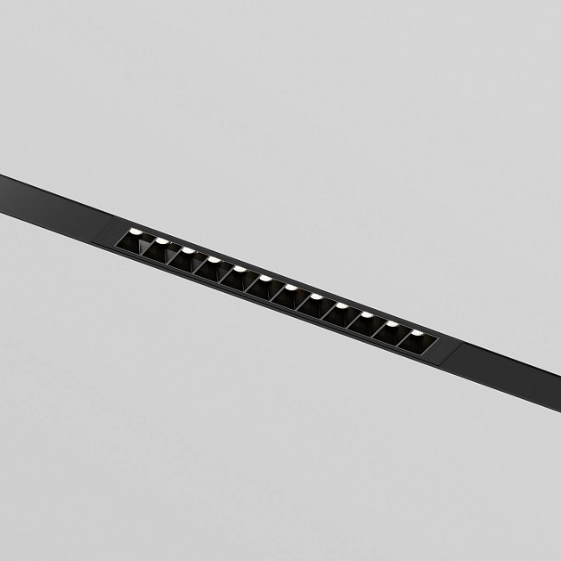 Трековый светодиодный светильник Denkirs Simple Grill DK8101-BK Фото № 2