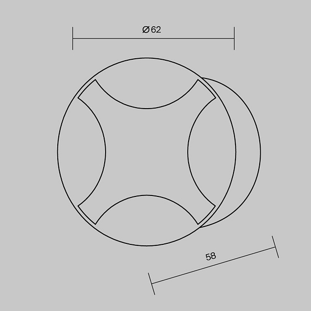 Встраиваемый светодиодный светильник Maytoni Biscotti O036-L3B3K Фото № 2