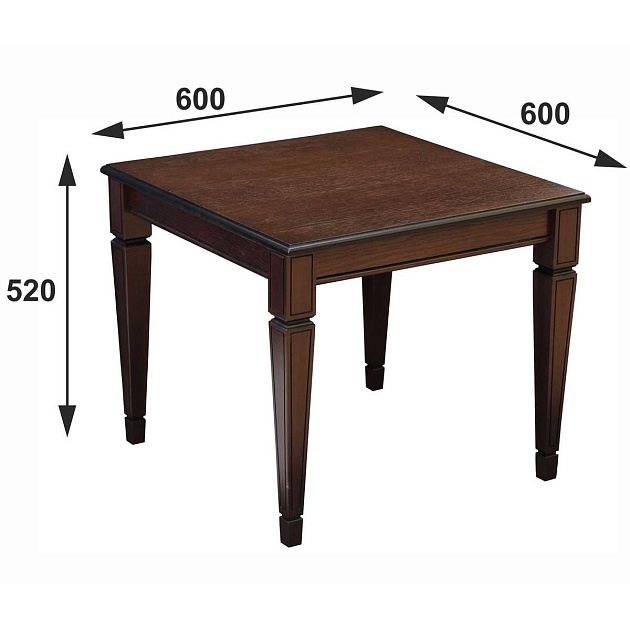 Журнальный стол Мебелик Васко В 82 002110 изображение 3 Журнальный стол Мебелик Васко В 82 002110 Фото № 3