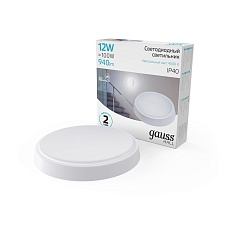 Настенно-потолочный светодиодный светильник Gauss Hall 193411212 2