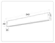 Трековый светодиодный светильник Ambrella Light Track System Magnetic 220V GL1272 2