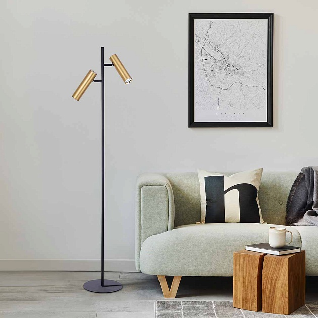 Торшер Eurosvet Barre 01087/2 латунь Фото № 4