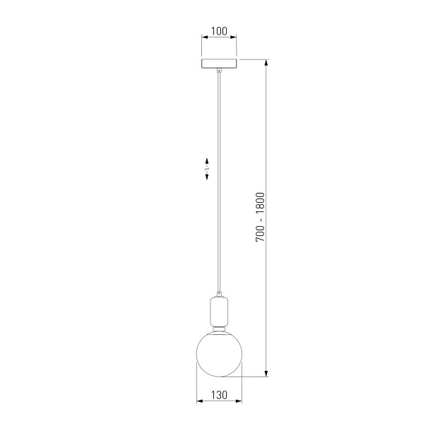 Подвесной светильник Eurosvet 50158/1 черный изображение 2 Подвесной светильник Eurosvet 50158/1 черный Фото № 2