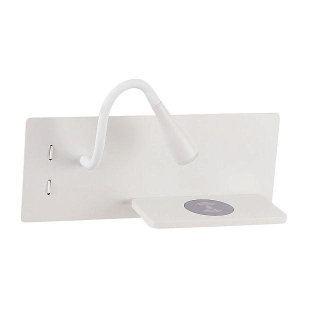 Бра Crystal Lux CLT 217W Qi+USB WH изображение 5 Бра Crystal Lux CLT 217W Qi+USB WH Фото № 5