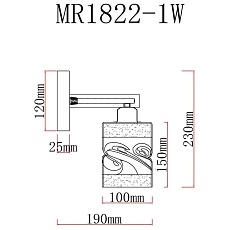 Бра MyFar Olivia MR1822-1W 1