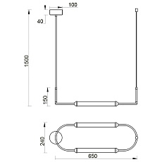Подвесной светильник Vele Luce Capsula VL7293P31 3
