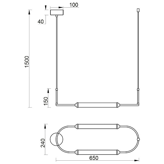 Подвесной светильник Vele Luce Capsula VL7293P31 Фото № 4
