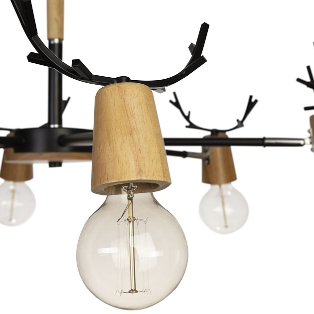 Потолочная люстра Loft IT Sven 10024/6 Black Фото № 3