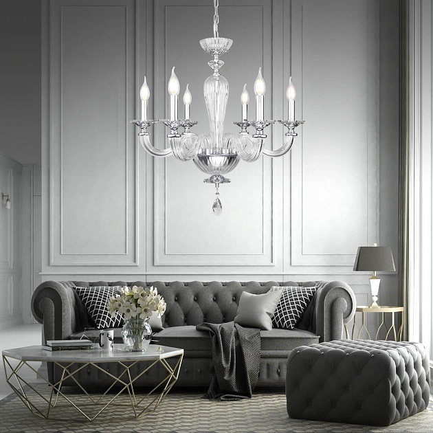 Подвесная люстра Bogates Olenna 338/6 Strotskis Smart Фото № 5