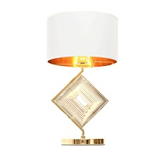 Настольная лампа Lumina Deco Fabi LDT 5529 F.GD+WT 1