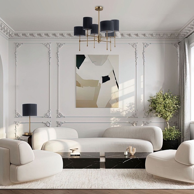 Настольная лампа Eurosvet Notturno 01162/1 латунь Фото № 4