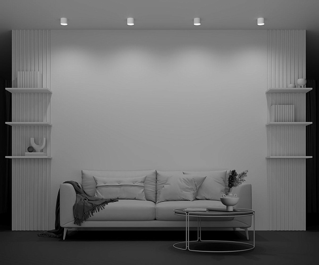 Потолочный светильник Maytoni Technical Glam C096CL-GX53-W Фото № 3