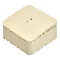 Переключатель одноклавишный Stekker слоновая кость MSW10-12-04 49478 5