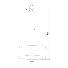 Подвесной светильник TK Lighting 4654 Earth 1