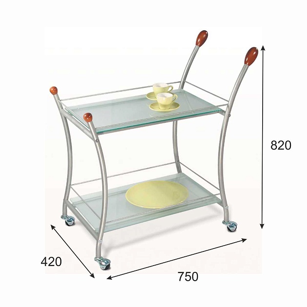 Сервировочный стол Мебелик Поло 002496 Фото № 3