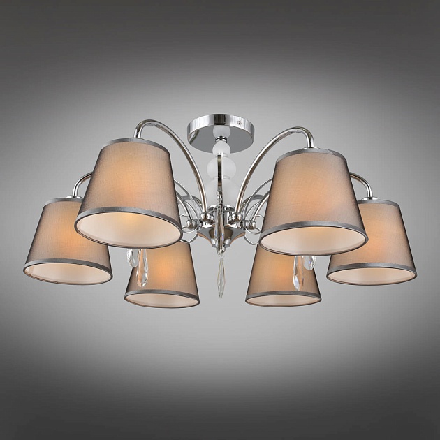 Потолочная люстра Omnilux Recco OML-66707-06 изображение 6 Потолочная люстра Omnilux Recco OML-66707-06 Фото № 6