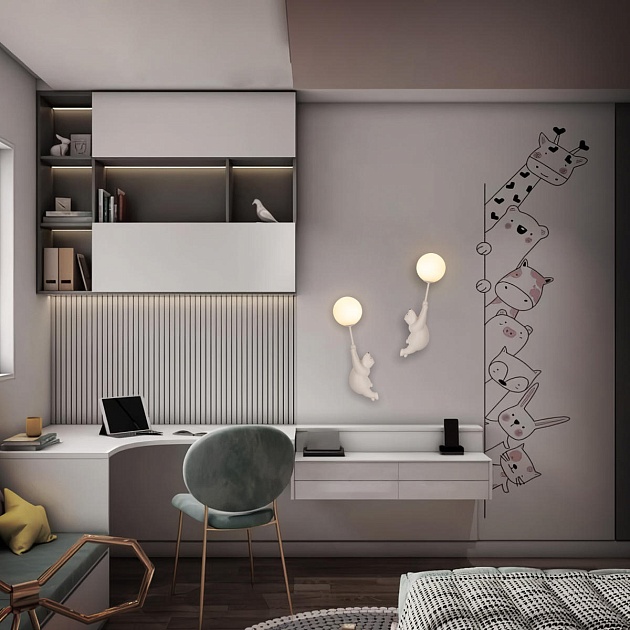 Бра Loft IT Teddy 10030W/B изображение 5 Бра Loft IT Teddy 10030W/B Фото № 5