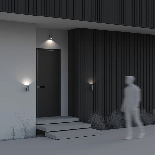 Уличный настенный светильник Maytoni Bowery O574WL-01GR Фото № 3