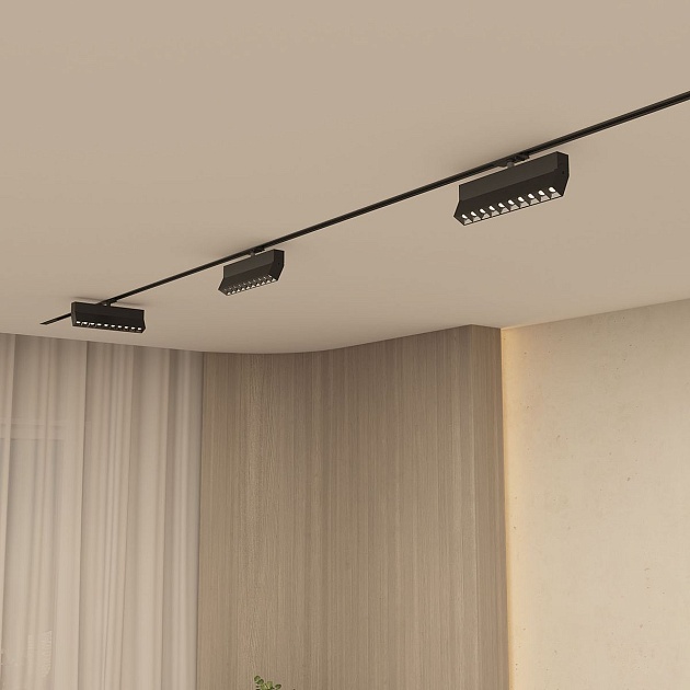 Трековый светодиодный светильник Denkirs Edder DK6646-BK Фото № 5