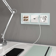 Акустическая розетка Werkel белая W1185001 4690389155536 2