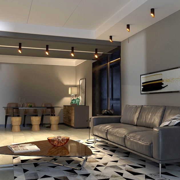 Потолочный светильник Elektrostandard DLN115 GU10 черный/золото a050122 изображение 3 Потолочный светильник Elektrostandard DLN115 GU10 черный/золото a050122 Фото № 3