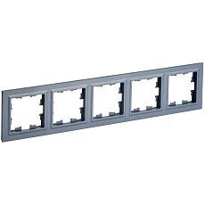 BRITE Рамка 5-местная РУ-5-БрМ маренго IEK BR-M52-K35