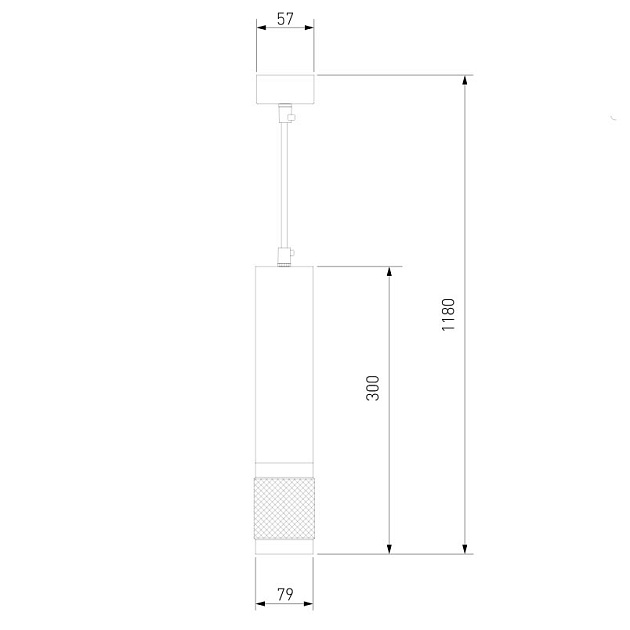 Подвесной светильник Eurosvet Tony DLN108 GU10 черный/золото Фото № 3