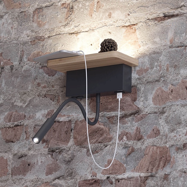 Бра Odeon Light Hightech Woody 3868/8WL Фото № 6