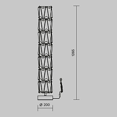 Торшер Maytoni Puntes MOD043FL-08G 4