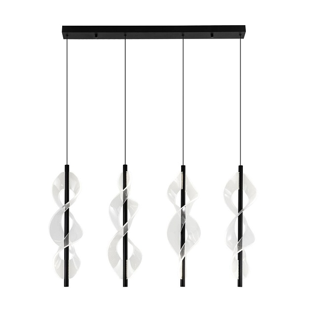 Подвесной светодиодный светильник Modelux Modestyle MS.3028.4 BK Фото № 1