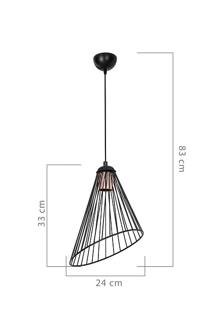 Подвесной светильник Toplight Jeannine TL1608H-01BK Фото № 4