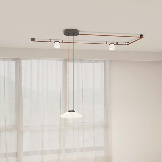 Трековый светодиодный светильник Denkirs Belty Spot DK5540-WH+BK Фото № 8