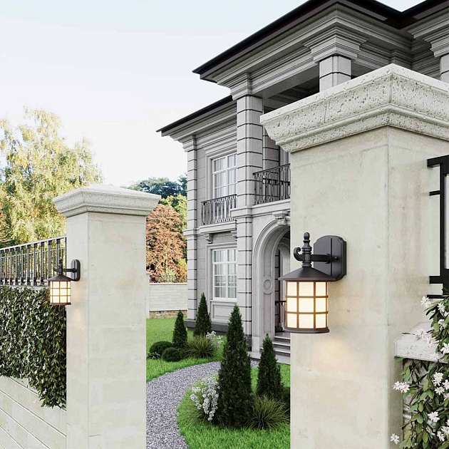 Уличный настенный светильник Odeon Light Nature House 4042/1W изображение 4 Уличный настенный светильник Odeon Light Nature House 4042/1W Фото № 4