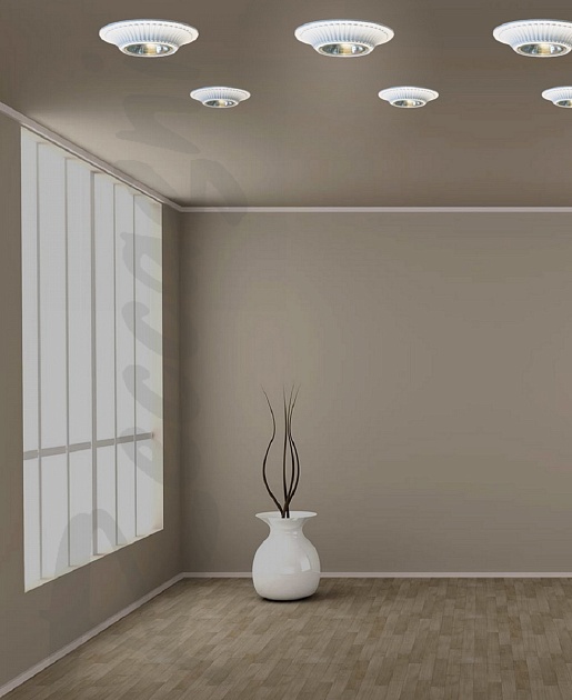 Встраиваемый светильник Reccagni Angelo Spot 1078 Bianco Opaco Фото № 2