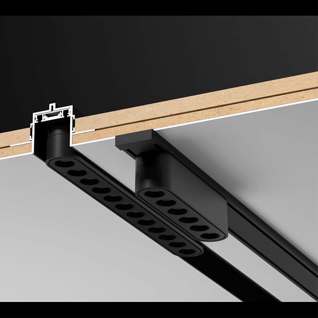 Шинопровод встраиваемый низковольтный Novotech Shino Smal 1 м 135198 Фото № 6