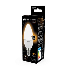 Лампа светодиодная Gauss E14 6.5W 3000К матовая 103101107 5