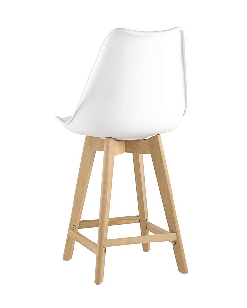Полубарный стул Stool Group Frankfurt белый Y815A-65CM white Фото № 4