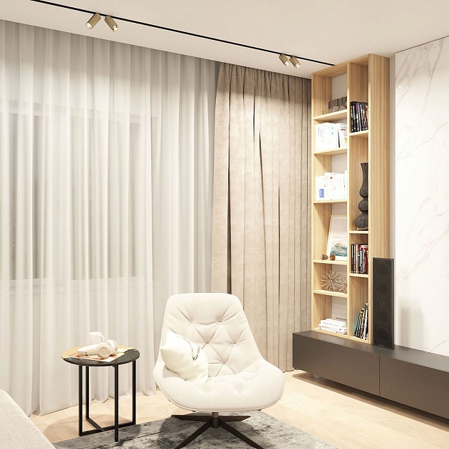 Трековый светодиодный светильник Denkirs Smart Spot DK8012-BG Фото № 6