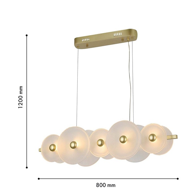 Подвесная светодиодная люстра F-Promo Arctium 4605-5P изображение 2 Подвесная светодиодная люстра F-Promo Arctium 4605-5P Фото № 2
