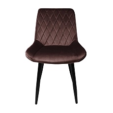 Кухонный стул AksHome Nika коричневый, велюр 72323 4