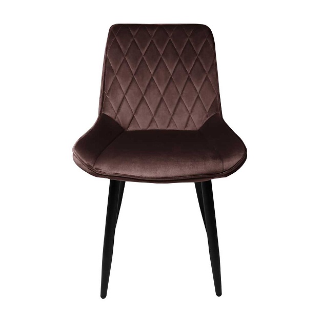 Кухонный стул AksHome Nika коричневый, велюр 72323 изображение 5 Кухонный стул AksHome Nika коричневый, велюр 72323 Фото № 5