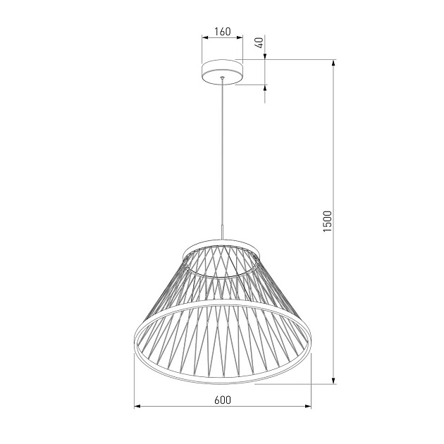 Подвесной светодиодный светильник Eurosvet Cesta 40017/1 LED коричневый изображение 5 Подвесной светодиодный светильник Eurosvet Cesta 40017/1 LED коричневый Фото № 5