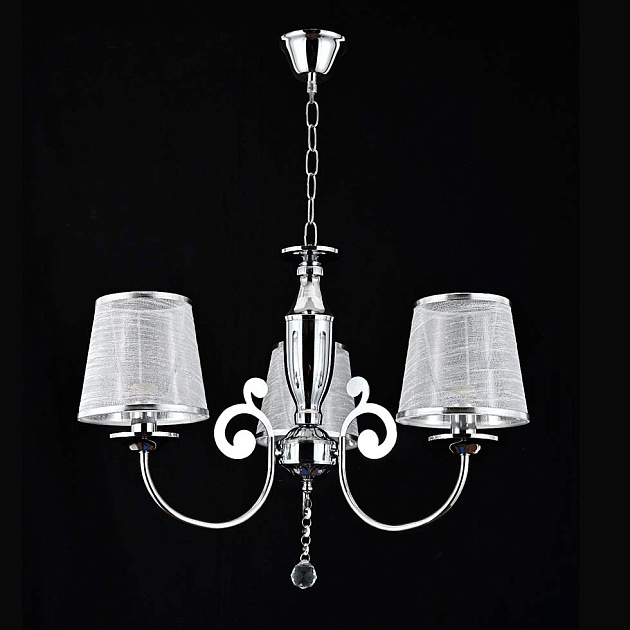 Подвесная люстра ЭкономСвет 13151/3CR WCL Фото № 1