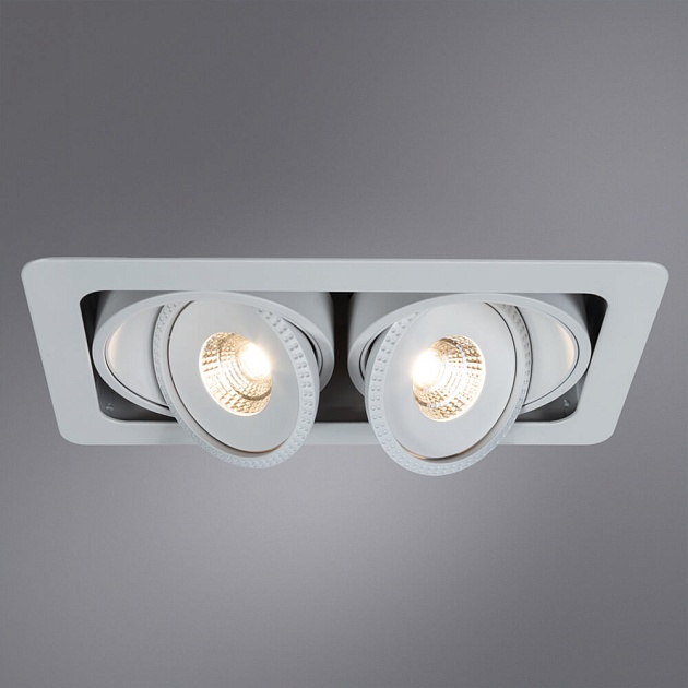 Встраиваемый светодиодный светильник Arte Lamp Studio A3007PL-2WH изображение 5 Встраиваемый светодиодный светильник Arte Lamp Studio A3007PL-2WH Фото № 5