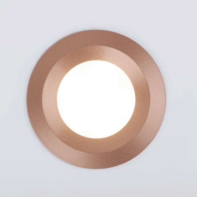 Встраиваемый светильник Elektrostandard 110 MR16 золотой a053333 Фото № 5