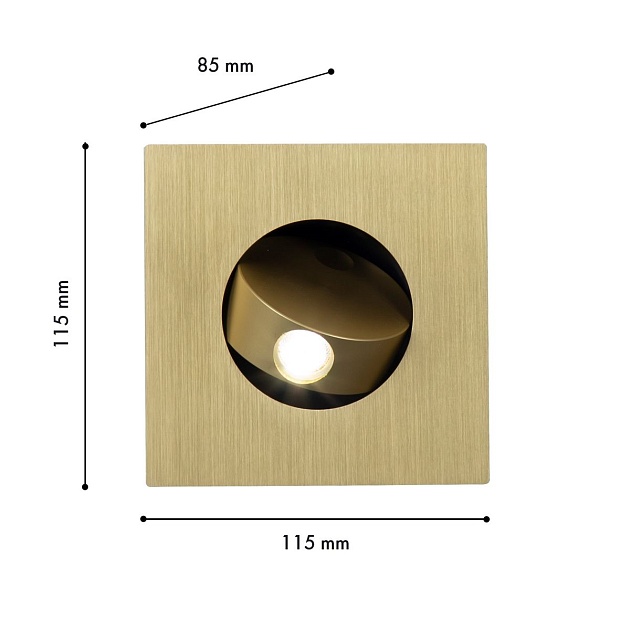 Настенный светодиодный светильник Favourite Bedside 4279-1W изображение 2 Настенный светодиодный светильник Favourite Bedside 4279-1W Фото № 2