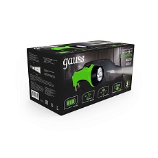 Ручной светодиодный фонарь Gauss аккумуляторный 135х70 40 лм GF104 5