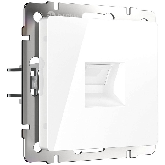 Розетка Werkel Ethernet RJ-45 белая W1181001 4690389155369 Фото № 1