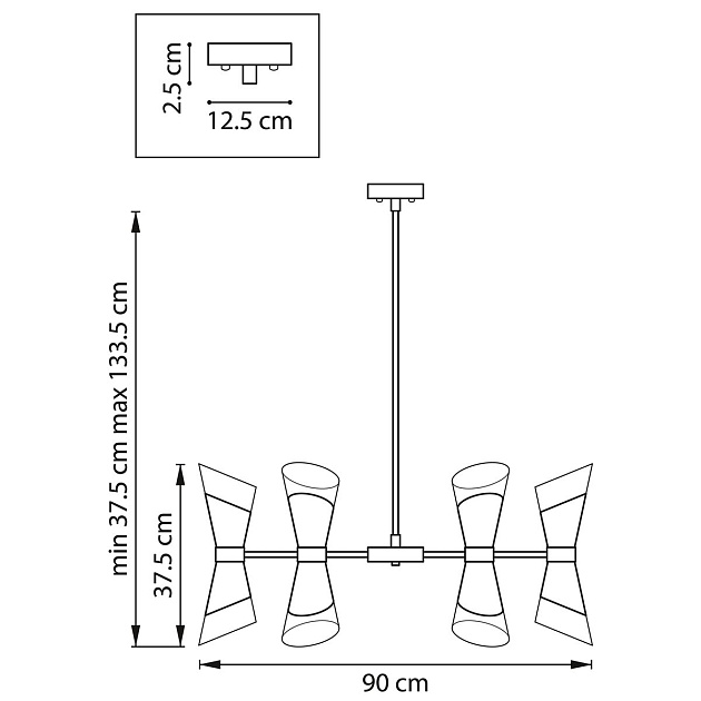 Подвесная люстра Lightstar Strato 817162 Фото № 3